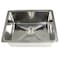 Nantucket Sinks 23 Inch Hammered Stainless Steel Rectangle Kitchen/Laundry Sink KSSH2318-9 - alternate 1